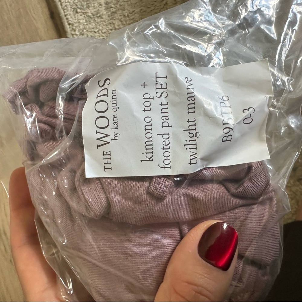 Kate Quinn Soft Mauve Kimono Set